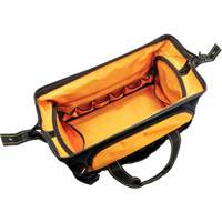 Sac &agrave; outils de 20" pour les professionnels, Nylon, 33 pochettes, Noir/Orange Stor-it Systems