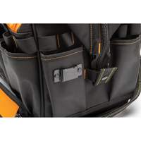 Sac &agrave; outils de 20" pour les professionnels, Nylon, 33 pochettes, Noir/Orange Stor-it Systems