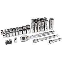 Jeu d'outils pour m&eacute;canicien &agrave; 72 dents, 12 pans et &agrave; prise de 3/8" Stor-it Systems
