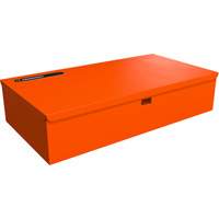 RAILWORKS Top Shelf Lockable Flat Workstation Stor-it Systems