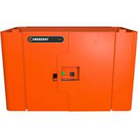 RAILWORKS Double Door Steel Security Panel Lockable Storage Stor-it Systems