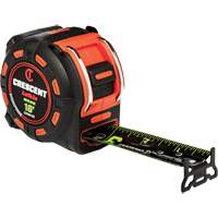 Ruban &agrave; mesurer Shockforce NITE EYE, 1-1/4" x 16', Marques de goujon SAE Stor-it Systems