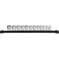 12-Point Metric Socket Set, 12 Pcs, 3/8" Drive Size Stor-it Systems