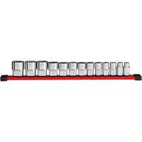 12-Point SAE Socket Set, 13 Pcs, 1/2" Drive Size Stor-it Systems