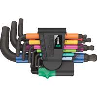 950/9 Hex-Plus Multicolour 2 L-Key Set, 9 Pcs., Metric Stor-it Systems