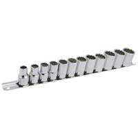 Jeu de douilles m&eacute;triques &agrave; 12 pans SS3812M-12 , 12 Mcx, Prise de 3/8" Stor-it Systems
