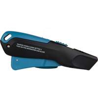 Retractable Safety Knife , Stainless Steel, Heavy-Duty, Plastic/Aluminum Handle Stor-it Systems