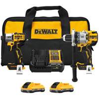 Combo 2 outils MAX XR – Perceuse &agrave; percussion 3 vitesses et visseuse &agrave; chocs, batteries XR POWERPACK*, Lithium-ion, 20 V Stor-it Systems