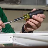 11-in-1 Magnetic Screwdriver / Nut Driver, Cushion Grip Handle Stor-it Systems