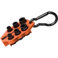 Grab-And-Go Impact Socket Set, SAE, 7 Pcs, Impact, 3/8" Drive Size Stor-it Systems