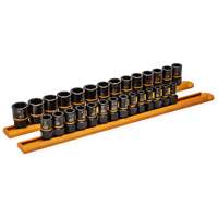 Bolt Biter Extraction Socket Set, 28 Pcs, Impact, 1/4"/3/8" Drive Size Stor-it Systems