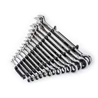 Jeu de cl&eacute;s SAE &agrave; 12 pans et 90 dents, Combinaison &agrave; cliquet, 14 morceaux, Imp&eacute;rial Stor-it Systems