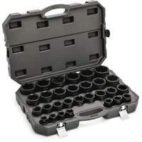 6 Point SAE Socket Set, 29 Pcs, Impact, 3/4" Drive Size Stor-it Systems