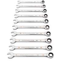 Jeu de cl&eacute;s &agrave; 12 pans et 90 dents, Combinaison &agrave; cliquet, 12 morceaux, M&eacute;trique Stor-it Systems