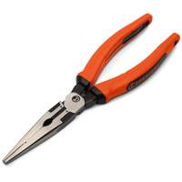 Pince &agrave; bec long Z2 avec poign&eacute;e &agrave; prise en cuir double mat&eacute;riau, 8" lo Stor-it Systems