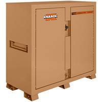 Model 112 Jobsite Cabinet with Padlock, Steel, 54.9 Cubic Feet, Tan Stor-it Systems