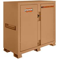 Model 139 Jobsite Cabinet with Padlock, Steel, 59.4 Cubic Feet, Tan Stor-it Systems