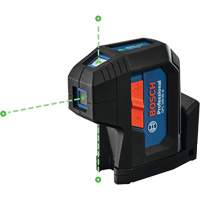 Laser dalignement autonivelant &agrave; faisceau vert &agrave; trois points Stor-it Systems