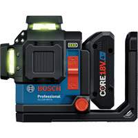 Laser dalignement/nivellement 360 connect&eacute; &agrave; faisceau vert &agrave; trois points Stor-it Systems