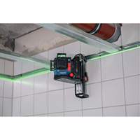 Laser dalignement/nivellement 360 connect&eacute; &agrave; faisceau vert &agrave; trois points Stor-it Systems