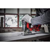Scie sauteuse professionnelle sans fil &agrave; vitesse variable (outil seulement), 18 V, Lithium-ion, 0-3500 coups/min, 1-1/32" Longueur de la course Stor-it Systems