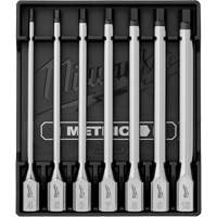 Long Metric Bit Socket Set, Hex, 3/8" Drive, 7 Pcs Stor-it Systems