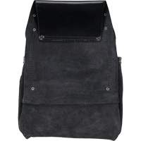 Phantom Collection Heavy-Duty Nail & Tool Bag, Leather, 10 Pockets, Black Stor-it Systems