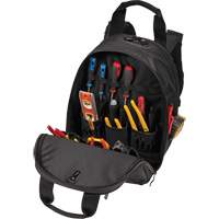 Phantom Collection 36-Pocket Tool Backpack, 11" L x 14-1/2" W, Black, Ballistic/Polyester Stor-it Systems