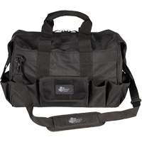 Phantom Collection 18" Contractor's Tool Bag, Ballistic Polyester, 25 Pockets, Black Stor-it Systems