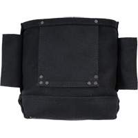 Phantom Collection Nut & Bolt Bag with 2 Sleeves, Canvas, 3 Pockets, Black Stor-it Systems
