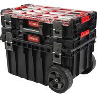 Ensemble roulant de coffres &agrave; outils Arx de 2 morceaux, 23-4/5" x 16" x 20-3/5", Noir Stor-it Systems