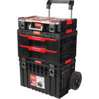 Ensemble de d&eacute;part roulant de coffres &agrave; outils Arx de 3 morceaux, 25-1/5" x 19" x 42-2/5", Noir Stor-it Systems