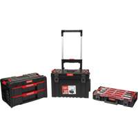 Ensemble de d&eacute;part roulant de coffres &agrave; outils Arx de 3 morceaux, 25-1/5" x 19" x 42-2/5", Noir Stor-it Systems