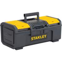 Boîte &agrave; outils, 16" la x Noir/Jaune Stor-it Systems