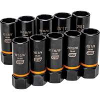 Jeu de douilles d'extraction Bolt Biter, 10 Mcx, Chocs, Prise de 1/2", Profond Stor-it Systems