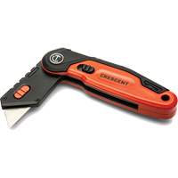 Couteau utilitaire pliant, 1" lame, lame en Acier, poign&eacute;e en Aluminium Stor-it Systems