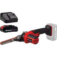 Ponceuse-lime &agrave; courroie 18" sans fil avec batterie 2,5 Ah PXC et ensemble de d&eacute;part de chargeur Stor-it Systems