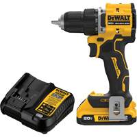 Ensemble visseuse-perceuse sans fil et sans balai ATOMIC COMPACT SERIES, Lithium-ion, 20 V, Mandrin 1/2" Stor-it Systems