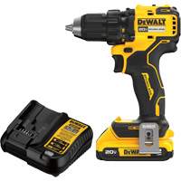 Ensemble de perceuse-visseuse sans fil et sans balai, Lithium-ion, 20 V, Mandrin 1/2" Stor-it Systems