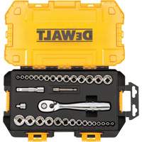 1/4" & 3/8" Drive Socket Set, 34 Pcs Stor-it Systems