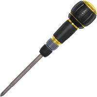 Tournevis &agrave; cliquet Fastbit Tru-Grip, embouts Phillips et &agrave; fente, 8-1/2" lo, Prise Plastique/Coussin&eacute;e Stor-it Systems