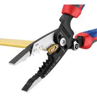 Pince &agrave; d&eacute;nuder forg&eacute;e avec poign&eacute;e KNIPEXTEND, 8" lo, 10 - 20 AWG Stor-it Systems