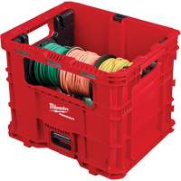 Bac distributeur de fils XL PACKOUT, 15-3/4" x 18-5/8" x 15", Noir/Rouge Stor-it Systems