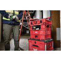 Bac distributeur de fils XL PACKOUT, 15-3/4" x 18-5/8" x 15", Noir/Rouge Stor-it Systems