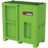 Armoire de rangement d'&eacute;PI sur place, Acier, Vert lime haute visibilit&eacute; Stor-it Systems