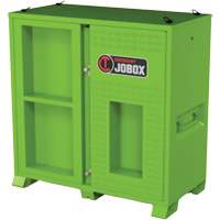 Armoire ventil&eacute;e pour le rangement d'&eacute;PI sur place, Acier, Vert lime haute visibilit&eacute; Stor-it Systems