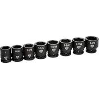 6-Point SAE Socket Set, 8 Pcs, Impact, 3/4" Drive Size Stor-it Systems