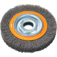 Brosse rotative, 7" dia., Fils 0,118", Arbre 1-1/4" Stor-it Systems