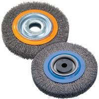 Brosse rotative, 8" dia., Fils 0,118", Arbre 1-1/4" Stor-it Systems
