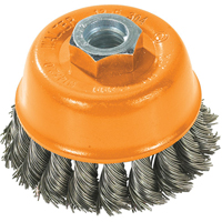 Wire Cup Brush, 3" Dia. x 5/8"-11 Arbor UE890 | Stor-it Systems